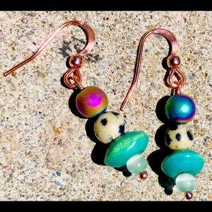 Handmade gemstone earrings for sale